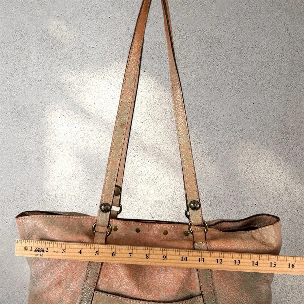 Patricia Nash‎ Large Leather Benvenuto Boho Western Distressed Boho Tote Bag